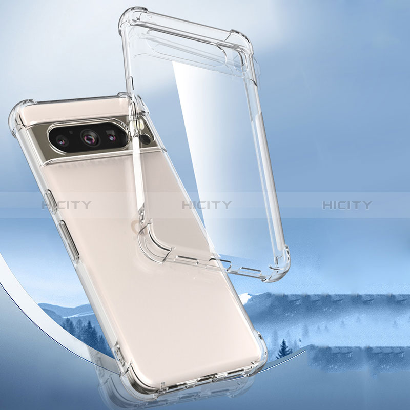 Etui Ultra Fine TPU Souple Transparente T07 pour Google Pixel 8 Pro 5G Clair Plus