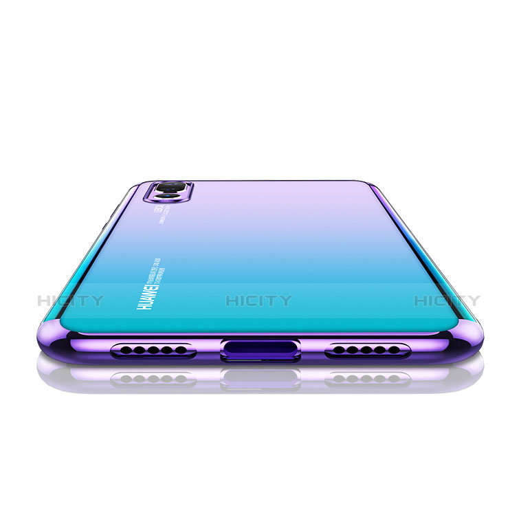 Etui Ultra Fine TPU Souple Transparente T07 pour Huawei P20 Pro Violet Plus