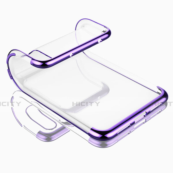 Etui Ultra Fine TPU Souple Transparente T07 pour Huawei P20 Pro Violet Plus