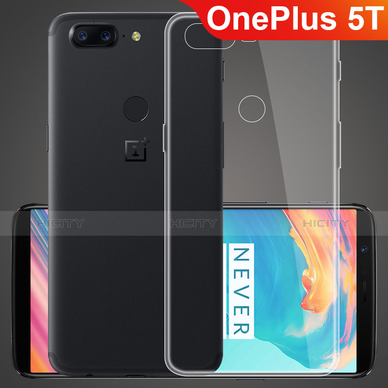 Etui Ultra Fine TPU Souple Transparente T07 pour OnePlus 5T A5010 Clair Plus