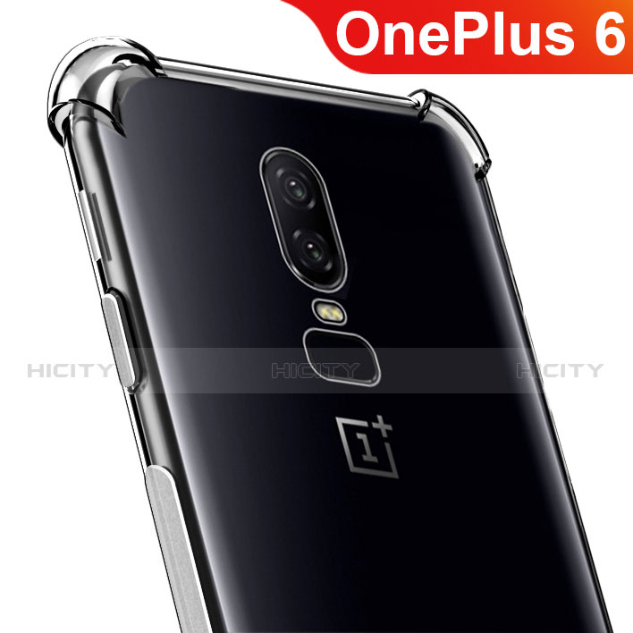 Etui Ultra Fine TPU Souple Transparente T07 pour OnePlus 6 Clair Plus