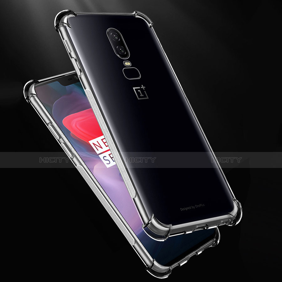 Etui Ultra Fine TPU Souple Transparente T07 pour OnePlus 6 Clair Plus