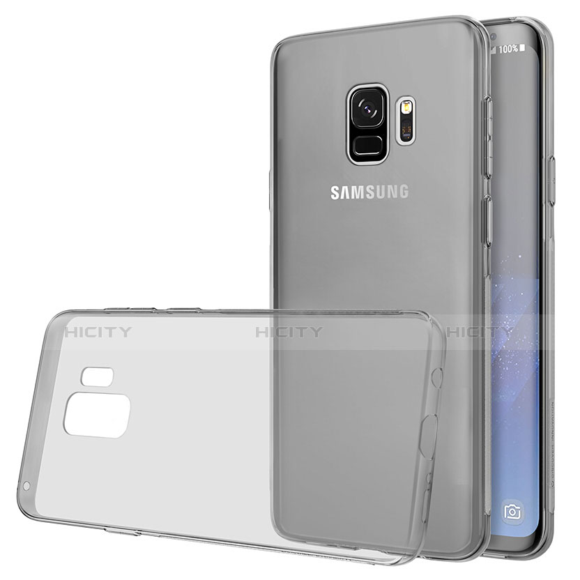 Etui Ultra Fine TPU Souple Transparente T07 pour Samsung Galaxy S9 Gris Plus