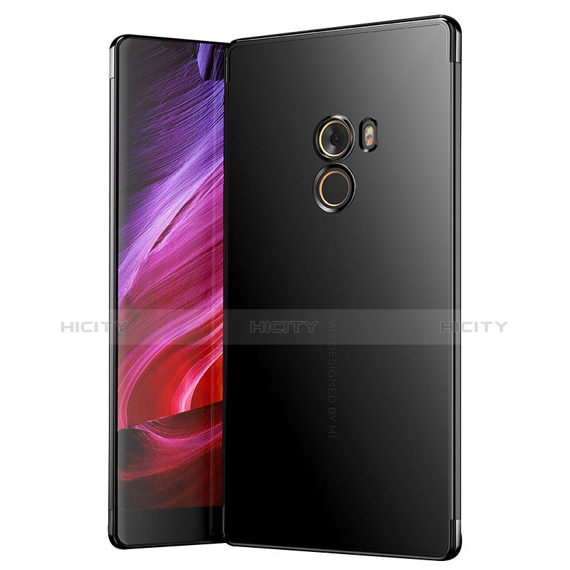 Etui Ultra Fine TPU Souple Transparente T07 pour Xiaomi Mi Mix 2 Noir Plus