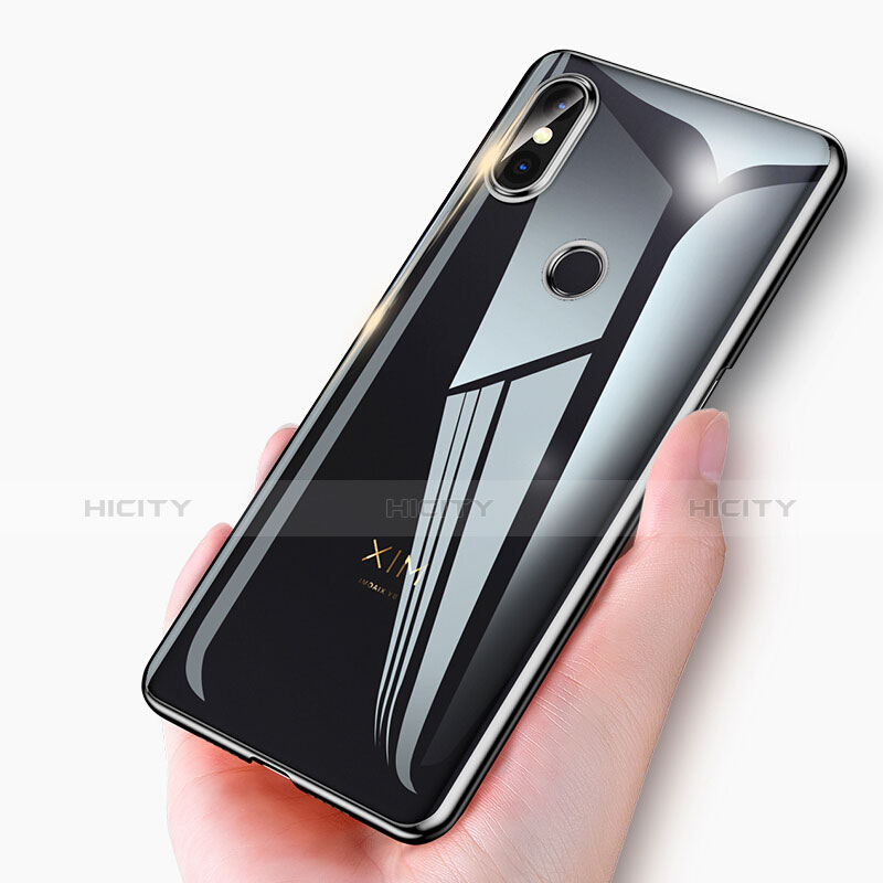 Etui Ultra Fine TPU Souple Transparente T09 pour Xiaomi Mi Mix 3 Noir Plus