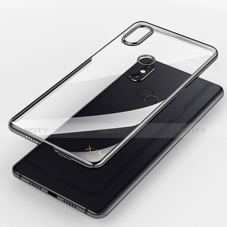 Etui Ultra Fine TPU Souple Transparente T09 pour Xiaomi Mi Mix 3 Noir Plus