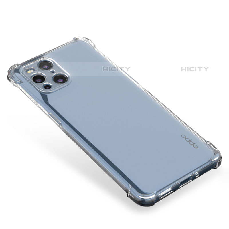 Etui Ultra Fine TPU Souple Transparente T10 pour Oppo Find X3 Pro 5G Clair Plus