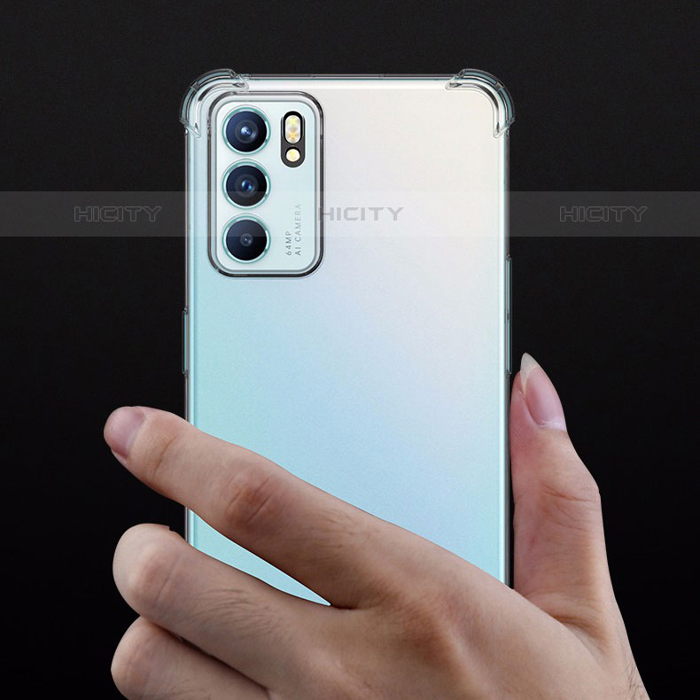 Etui Ultra Fine TPU Souple Transparente T11 pour Oppo Reno6 Pro 5G India Clair Plus