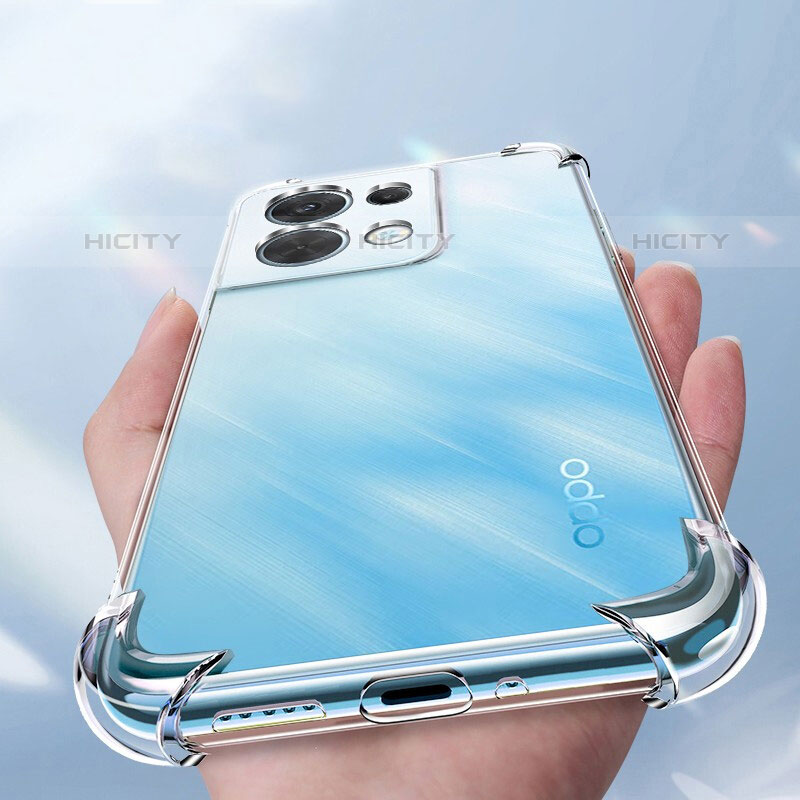 Etui Ultra Fine TPU Souple Transparente T11 pour Oppo Reno8 Pro 5G Clair Plus