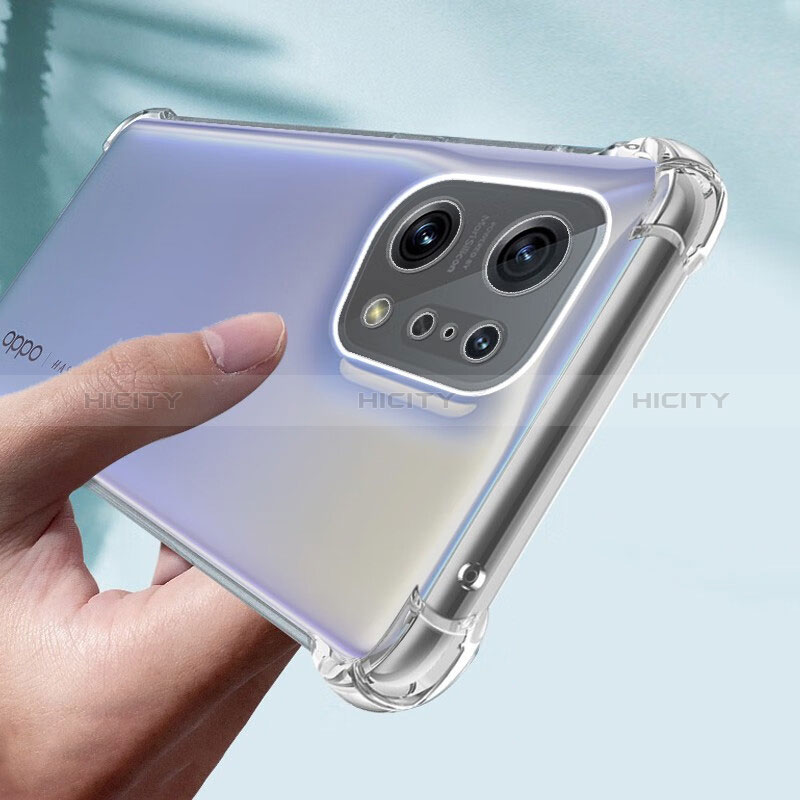 Etui Ultra Fine TPU Souple Transparente T13 pour Oppo Find X5 5G Clair Plus