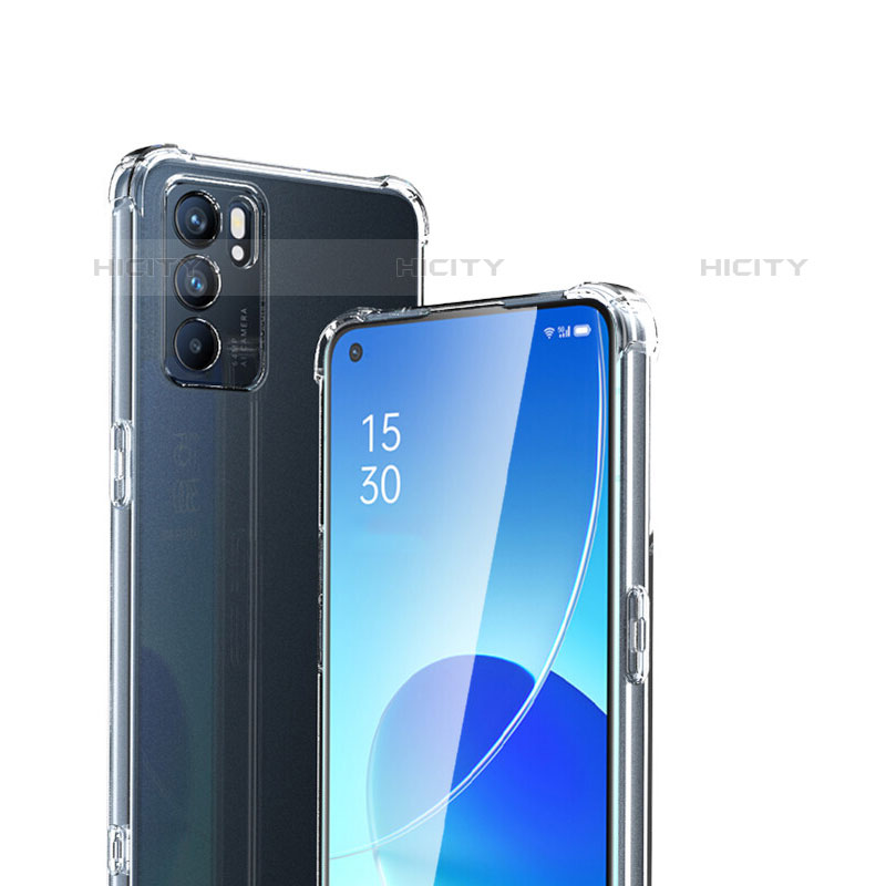 Etui Ultra Fine TPU Souple Transparente T13 pour Oppo Reno6 5G Clair Plus