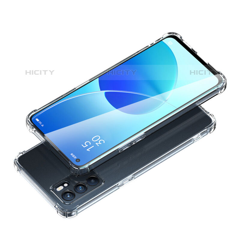 Etui Ultra Fine TPU Souple Transparente T13 pour Oppo Reno6 5G Clair Plus