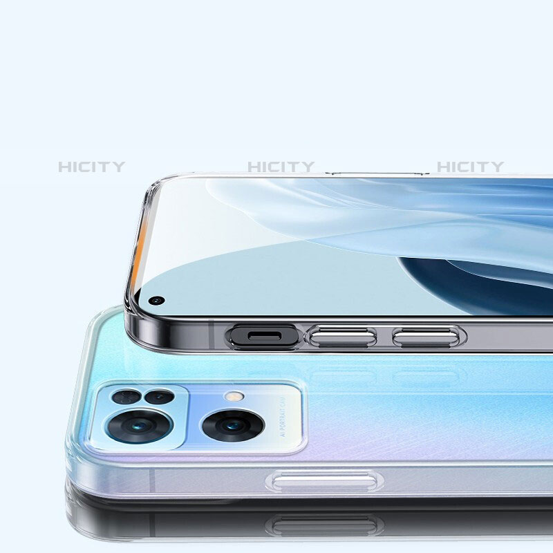 Etui Ultra Fine TPU Souple Transparente T13 pour Oppo Reno7 Pro 5G Clair Plus