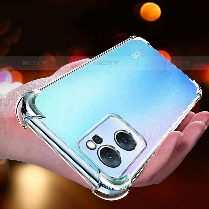 Etui Ultra Fine TPU Souple Transparente T14 pour Oppo Reno7 5G Clair Plus