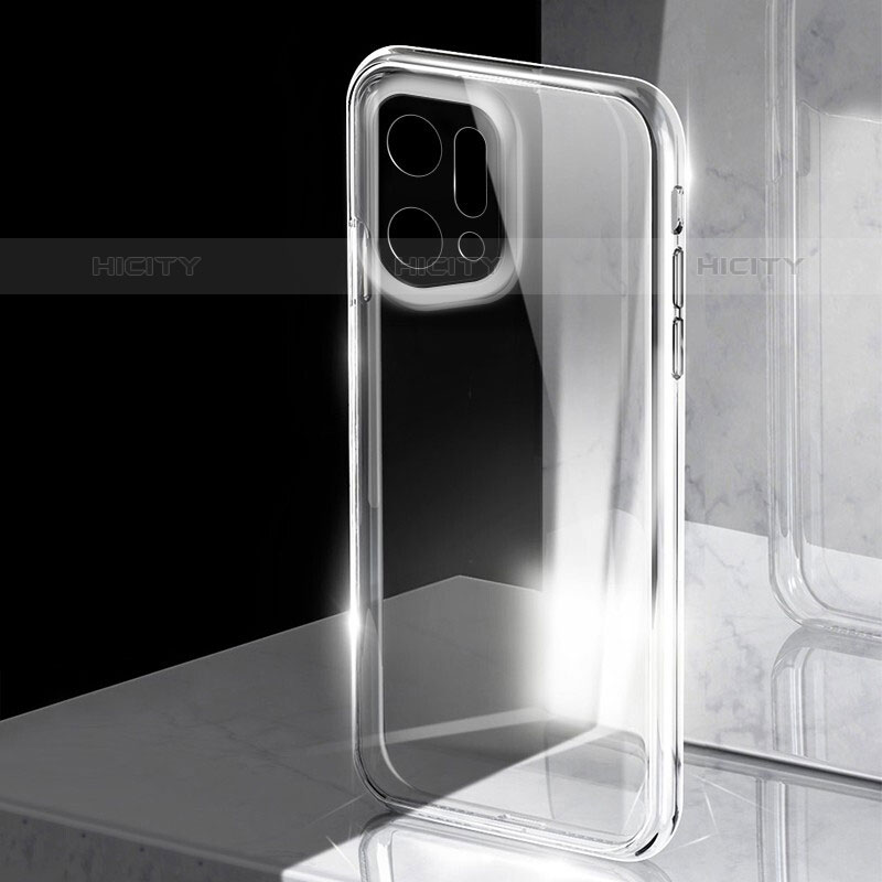 Etui Ultra Fine TPU Souple Transparente T15 pour Oppo Find X5 Pro 5G Clair Plus