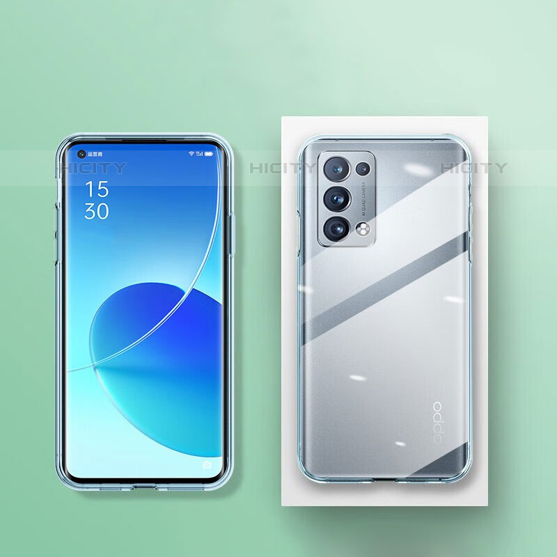 Etui Ultra Fine TPU Souple Transparente T15 pour Oppo Reno6 Pro 5G Clair Plus