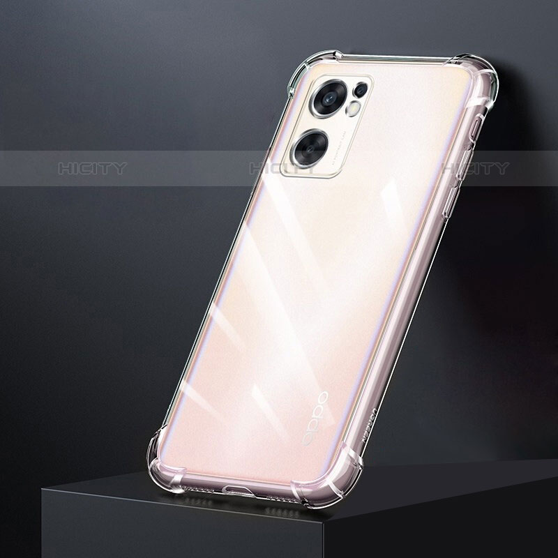 Etui Ultra Fine TPU Souple Transparente T15 pour Oppo Reno7 SE 5G Clair Plus