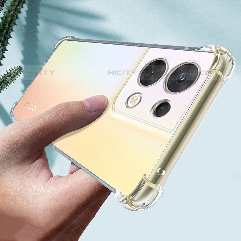 Etui Ultra Fine TPU Souple Transparente T15 pour Oppo Reno8 Pro+ Plus 5G Clair Plus