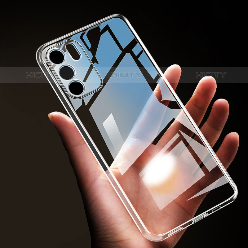 Etui Ultra Fine TPU Souple Transparente T16 pour Oppo Reno6 Pro 5G India Clair Plus