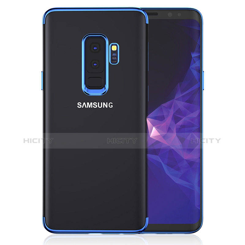 Etui Ultra Fine TPU Souple Transparente T16 pour Samsung Galaxy S9 Plus Bleu Plus