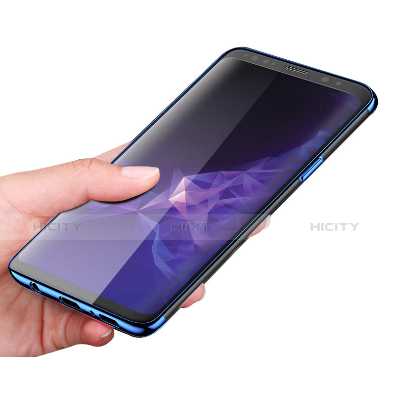 Etui Ultra Fine TPU Souple Transparente T16 pour Samsung Galaxy S9 Plus Bleu Plus