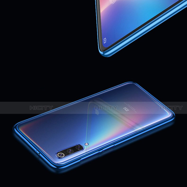 Etui Ultra Fine TPU Souple Transparente T17 pour Xiaomi Mi 9 Lite Bleu Plus