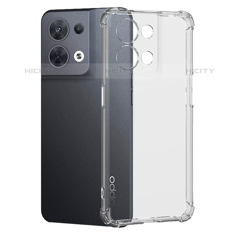 Etui Ultra Fine TPU Souple Transparente T18 pour Oppo Reno9 5G Clair Plus