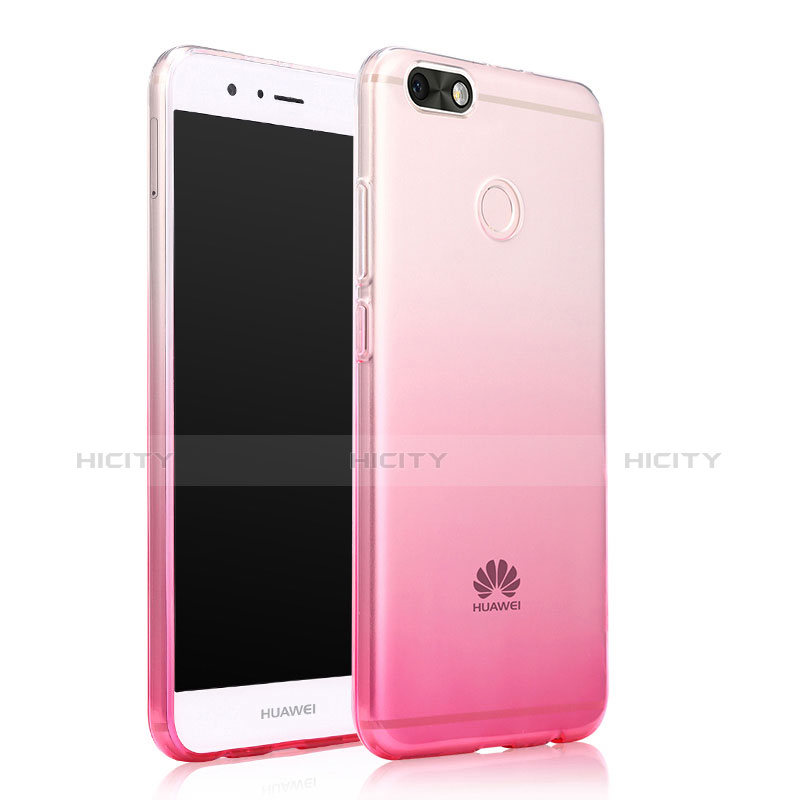 Etui Ultra Fine Transparente Souple Degrade pour Huawei Enjoy 7 Rose Plus