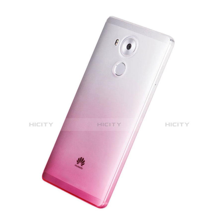 Etui Ultra Fine Transparente Souple Degrade pour Huawei Mate 8 Rose Plus