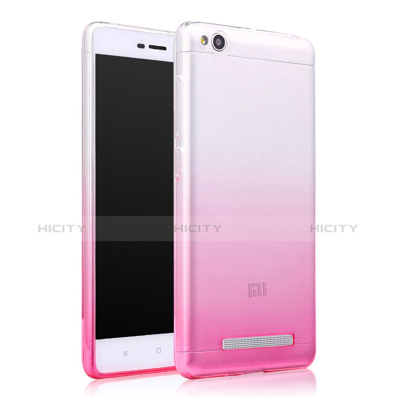 Etui Ultra Fine Transparente Souple Degrade pour Xiaomi Redmi 4A Rose Plus