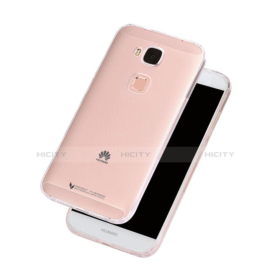 Etui Ultra Slim Silicone Souple Transparente pour Huawei GX8 Clair Plus