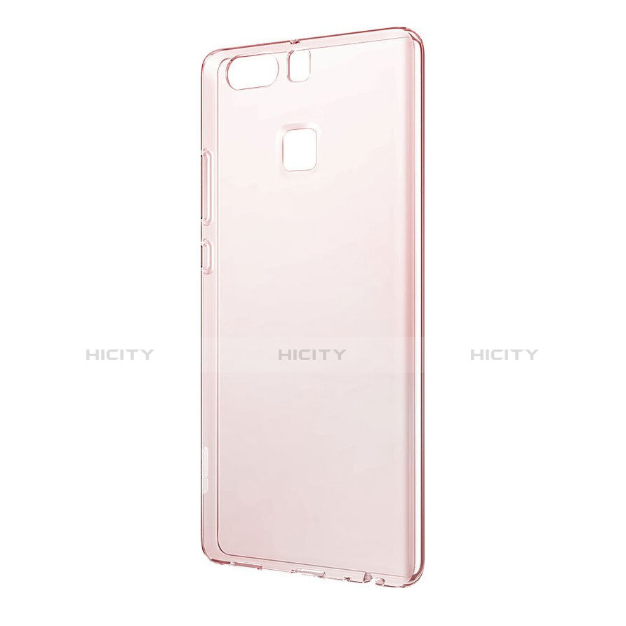 Etui Ultra Slim Silicone Souple Transparente pour Huawei P9 Or Rose Plus