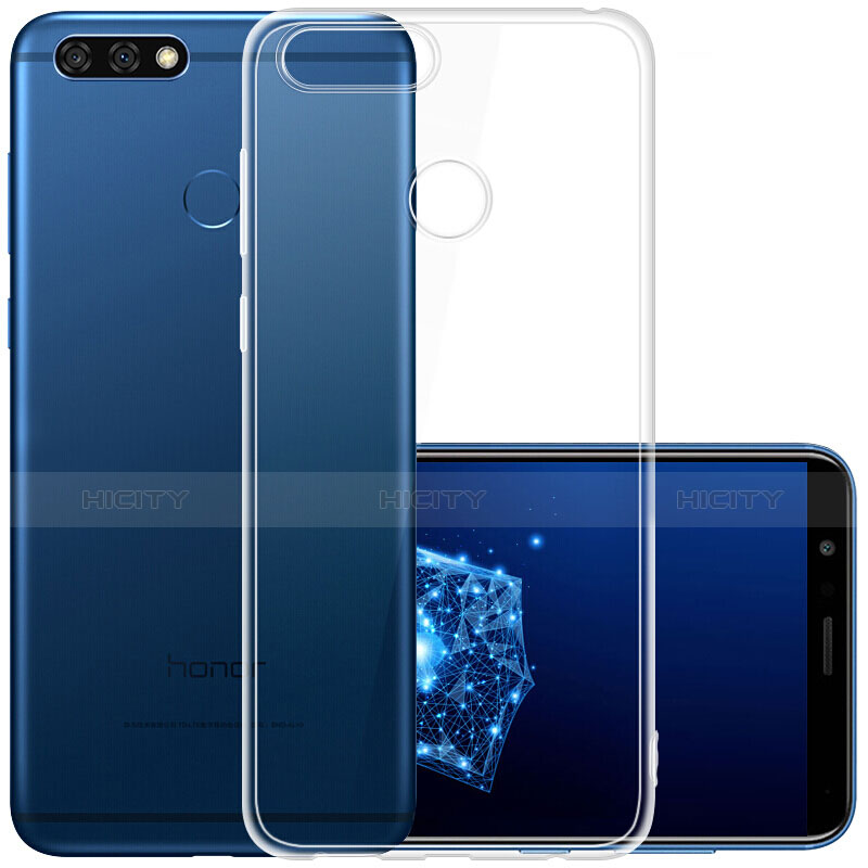 Etui Ultra Slim Silicone Souple Transparente pour Huawei Y9 (2018) Clair Plus