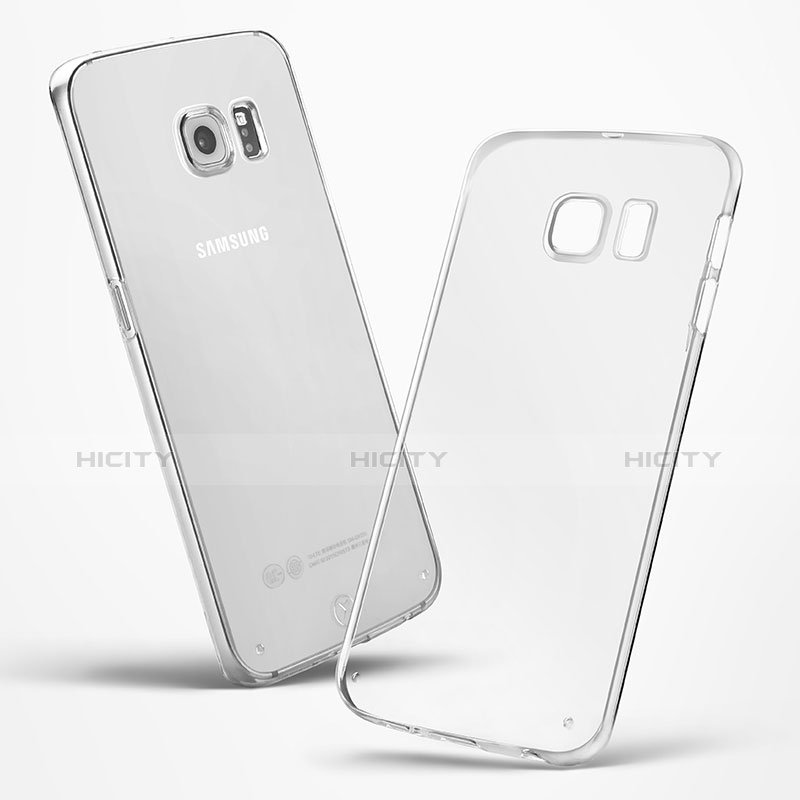 Etui Ultra Slim Silicone Souple Transparente pour Samsung Galaxy S6 Edge SM-G925 Clair Plus