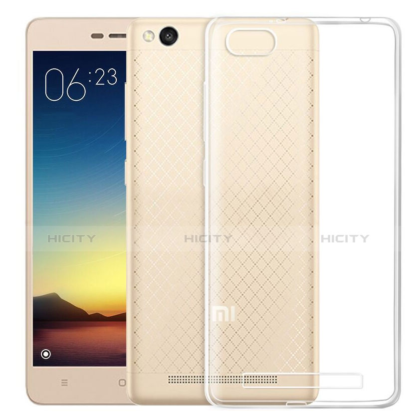 Etui Ultra Slim Silicone Souple Transparente pour Xiaomi Redmi 3 Clair Plus