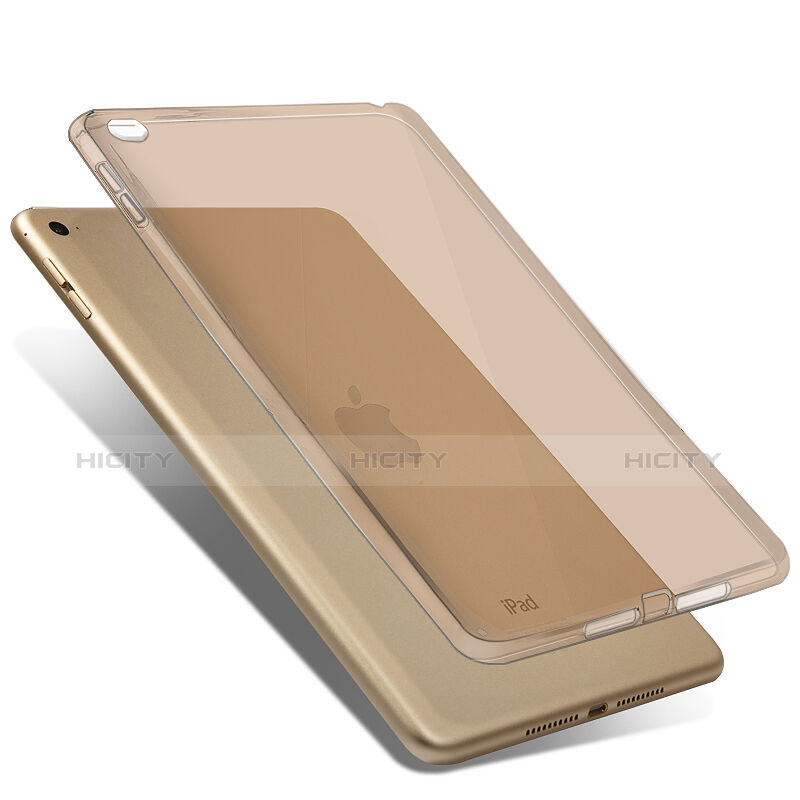 Etui Ultra Slim TPU Souple Transparente pour Apple iPad Mini 4 Or Plus