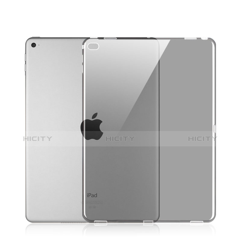 Etui Ultra Slim TPU Souple Transparente pour Apple iPad Pro 12.9 Gris Plus