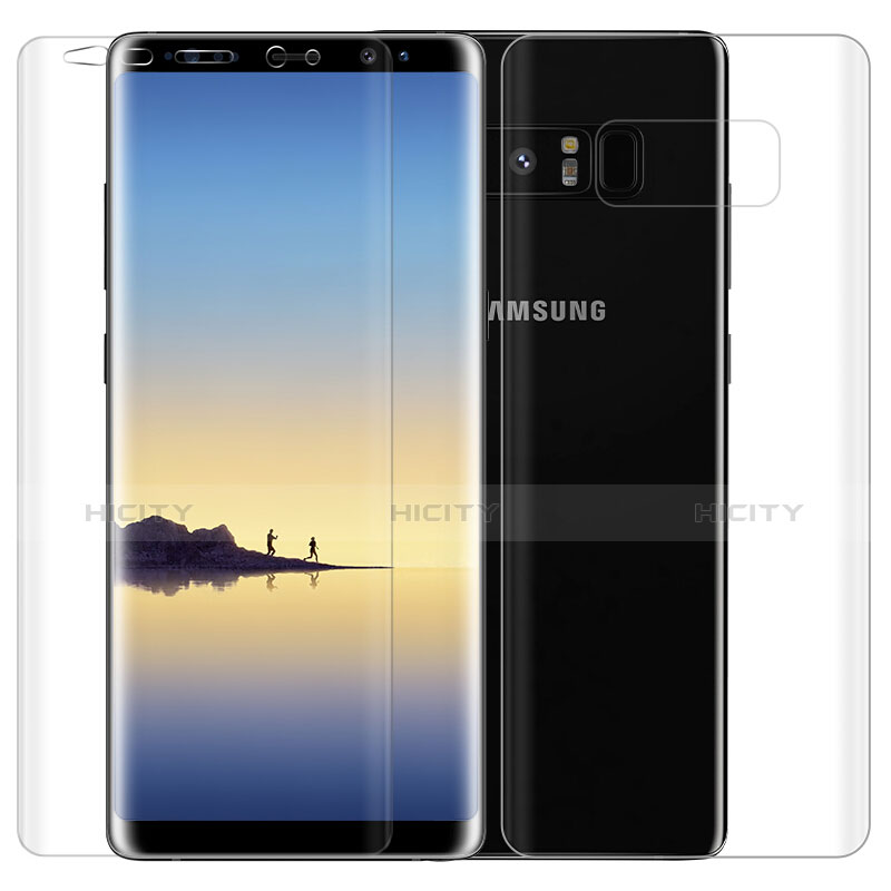 Film Protecteur d'Ecran Avant et Arriere pour Samsung Galaxy Note 8 Clair Plus