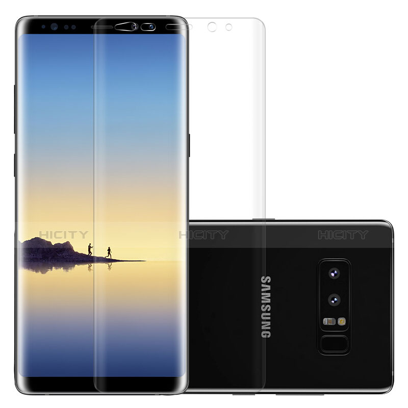 Film Protecteur d'Ecran Avant et Arriere pour Samsung Galaxy Note 8 Clair Plus