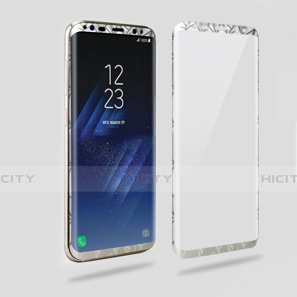 Film Protecteur d'Ecran Avant et Arriere pour Samsung Galaxy S8 Argent Plus