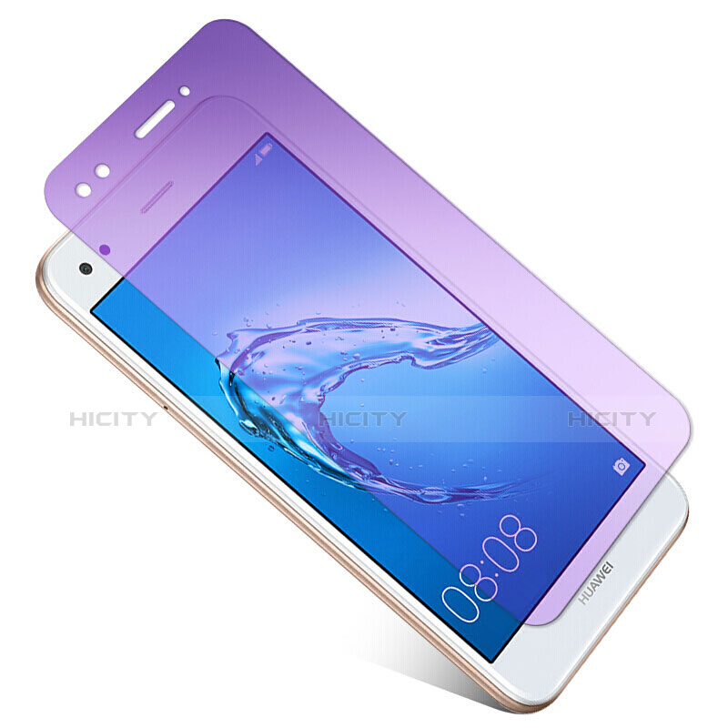 Film Protecteur d'Ecran Verre Trempe Anti-Lumiere Bleue B01 pour Huawei Y6 Pro (2017) Clair Plus