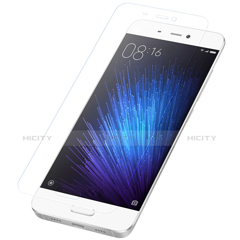 Film Protecteur d'Ecran Verre Trempe Anti-Lumiere Bleue B04 pour Xiaomi Mi 5 Bleu Plus