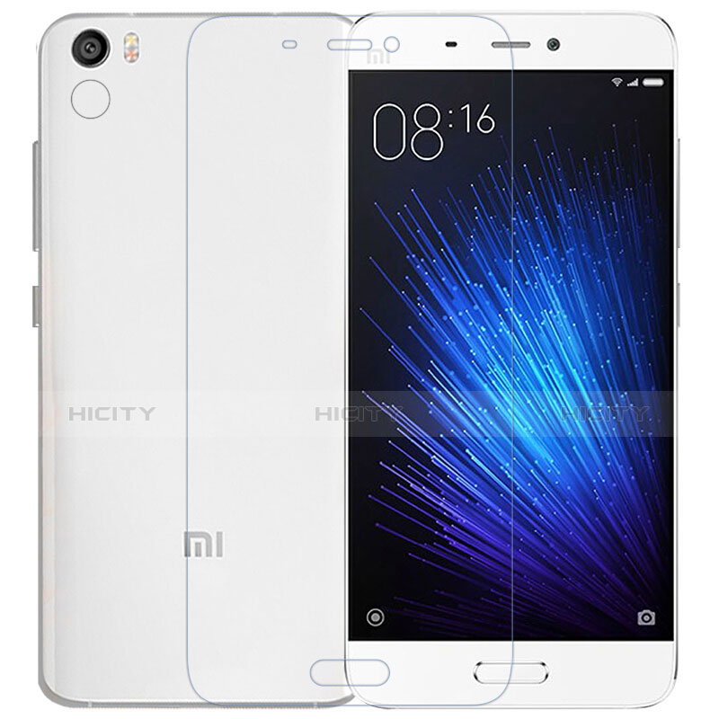 Film Protecteur d'Ecran Verre Trempe Anti-Lumiere Bleue B04 pour Xiaomi Mi 5 Bleu Plus