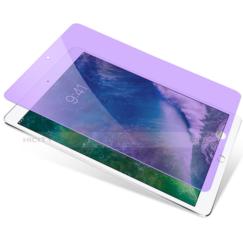 Film Protecteur d'Ecran Verre Trempe Anti-Lumiere Bleue F07 pour Apple iPad Pro 10.5 Bleu Plus