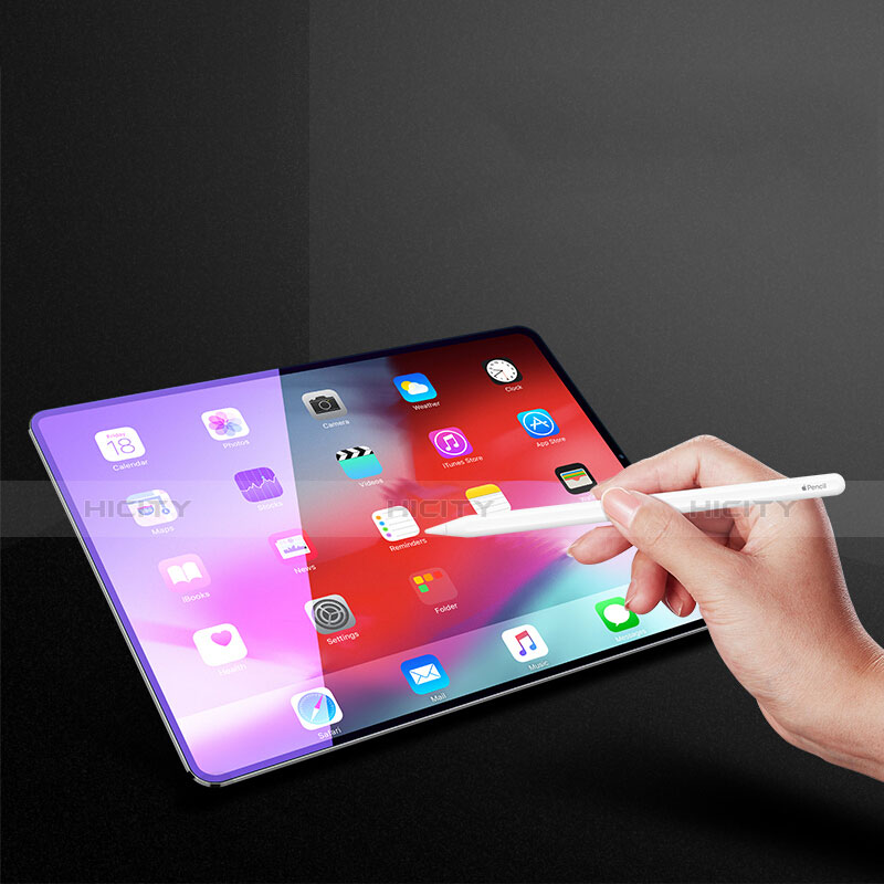 Film Protecteur d'Ecran Verre Trempe Anti-Lumiere Bleue pour Apple iPad Pro 11 (2018) Clair Plus