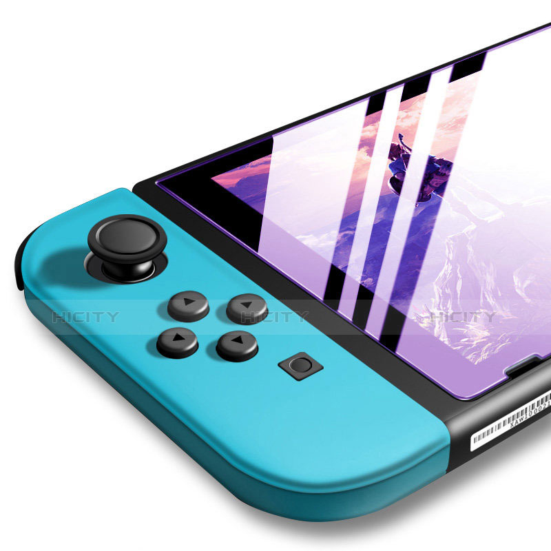 Film Protecteur d'Ecran Verre Trempe Anti-Lumiere Bleue pour Nintendo Switch Clair Plus