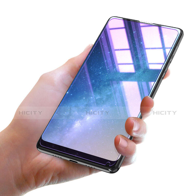 Film Protecteur d'Ecran Verre Trempe Anti-Lumiere Bleue pour Xiaomi Mi Mix Evo Bleu Plus