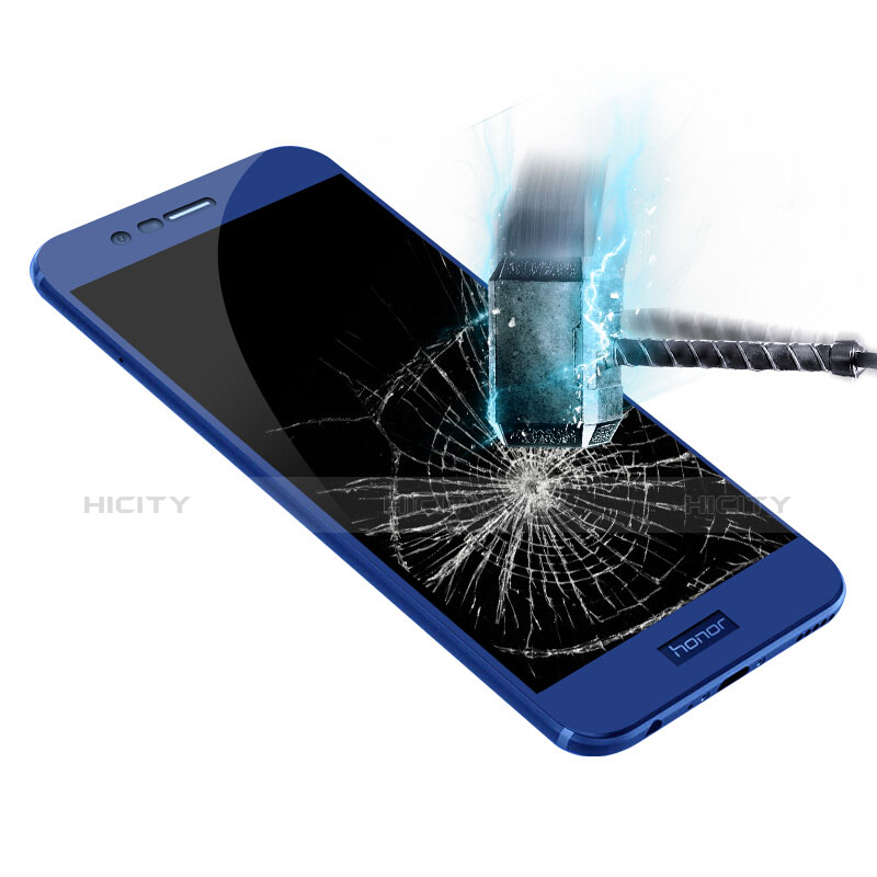 Film Protecteur d'Ecran Verre Trempe Integrale F01 pour Huawei Honor V9 Bleu Plus