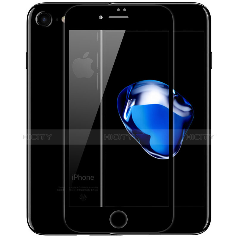 Film Protecteur d'Ecran Verre Trempe Integrale F02 pour Apple iPhone 7 Noir Plus