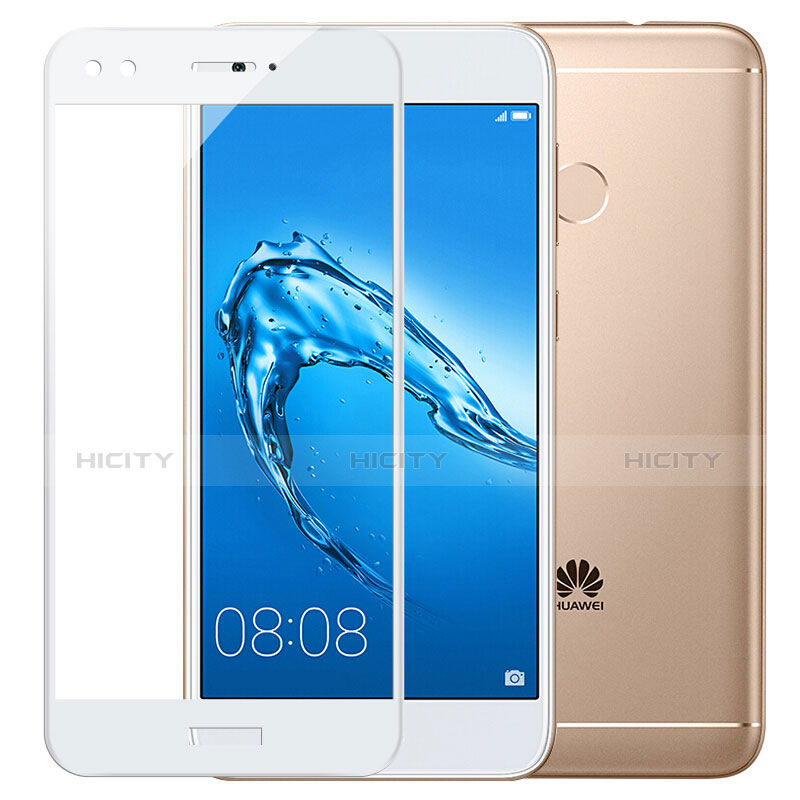 Film Protecteur d'Ecran Verre Trempe Integrale F02 pour Huawei Enjoy 7 Plus Blanc Plus